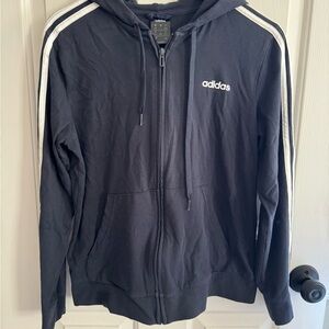 Adidas zip up navy